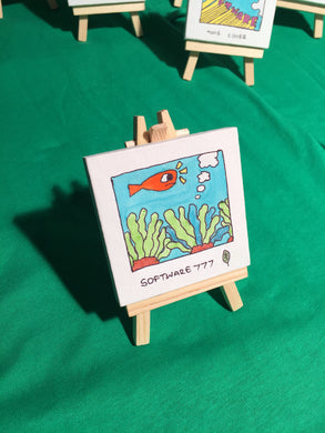 mini canvas #6 FISH