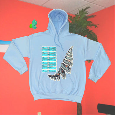 software777 shoes hoodie (blue)